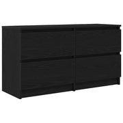 Mobile TV | Armadietto TV | Mobile Porta TV Nero 100x35x54 cm in Legno Multistrato