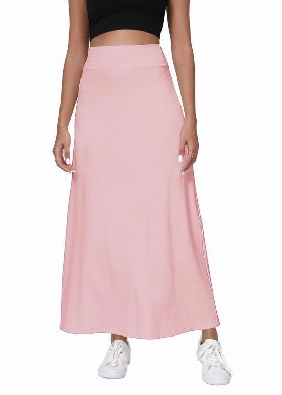 Rok Maxi Alta Altezza - A Line - Elastico - Piuma Soft - Lungo Rok - Comfortevole e Elegante