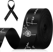 Nastro di corda 20 mm x 9 m - Gedenktesto "Per sempre nel nostro cuore" - Confezione - Ricordo - Espressione personale