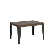 Tavolo Allungabile 140-244x90x77 cm Flame Noce Telaio Antracite