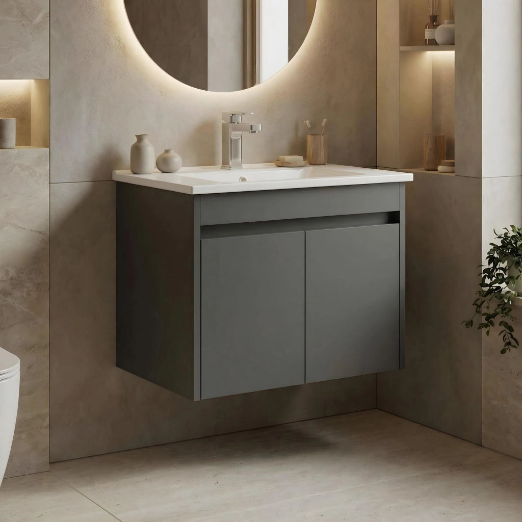 Mobile lavabo "Arno 65" - 65 x 45 x 52 cm - Antracite