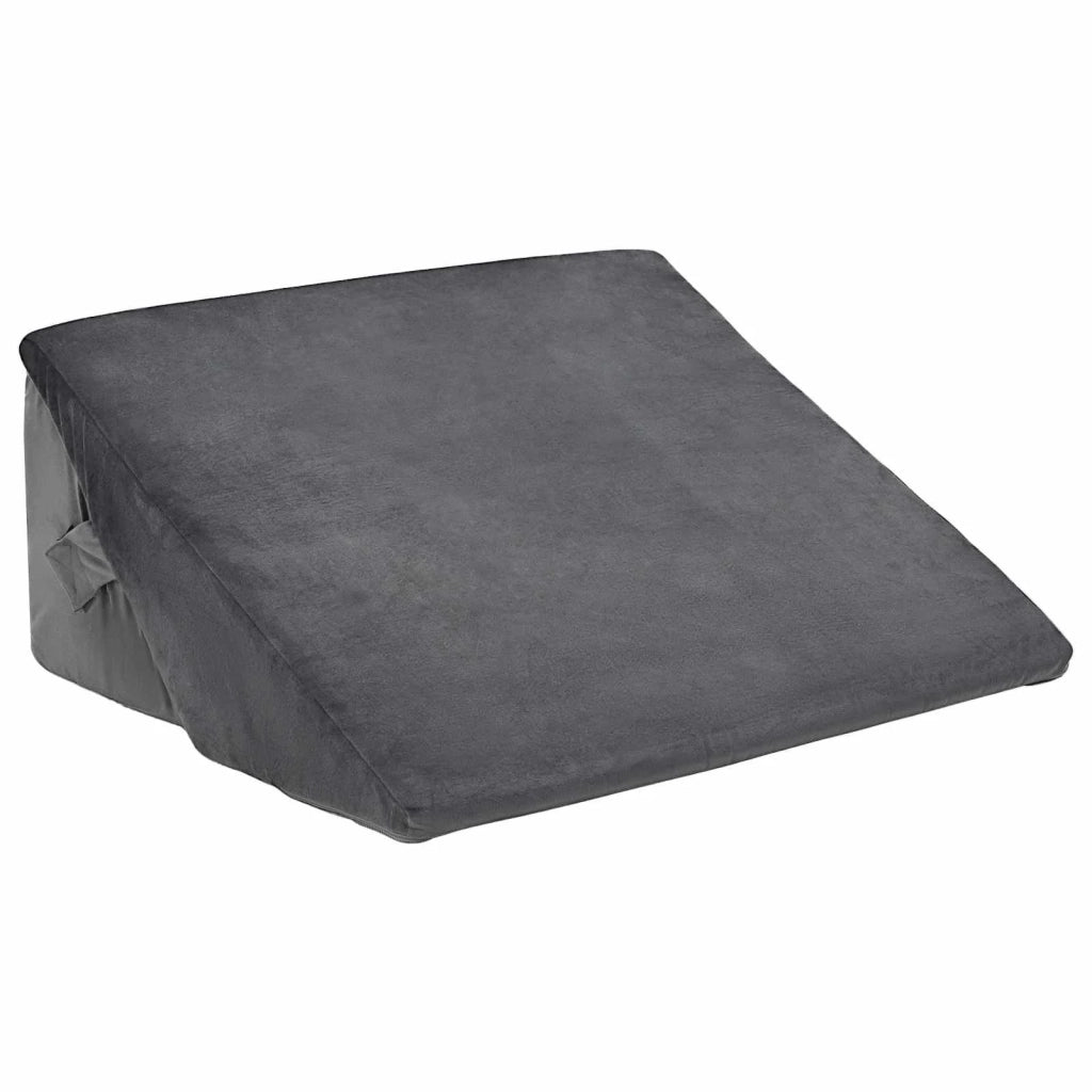 Cuscino a Wedge Grigio 55 x 55 x 26 cm Schiuma Memory 42020241