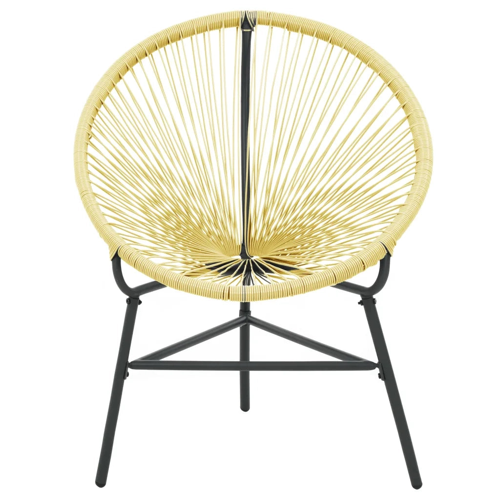 Sedia Acapulco da Giardino in Polyrattan Beige 313139