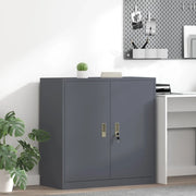 Armadio Antracite 90 x 40 x 90 cm Acciaio
