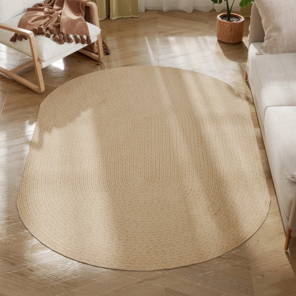 Tappeto Rustico ¨C zephmum ¨C Beige 170x120 cm Lavabile