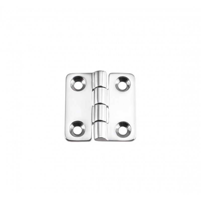 CERNIERA INOX MM 37X38 STAINLESS STEEL HINGE 37X38 MM