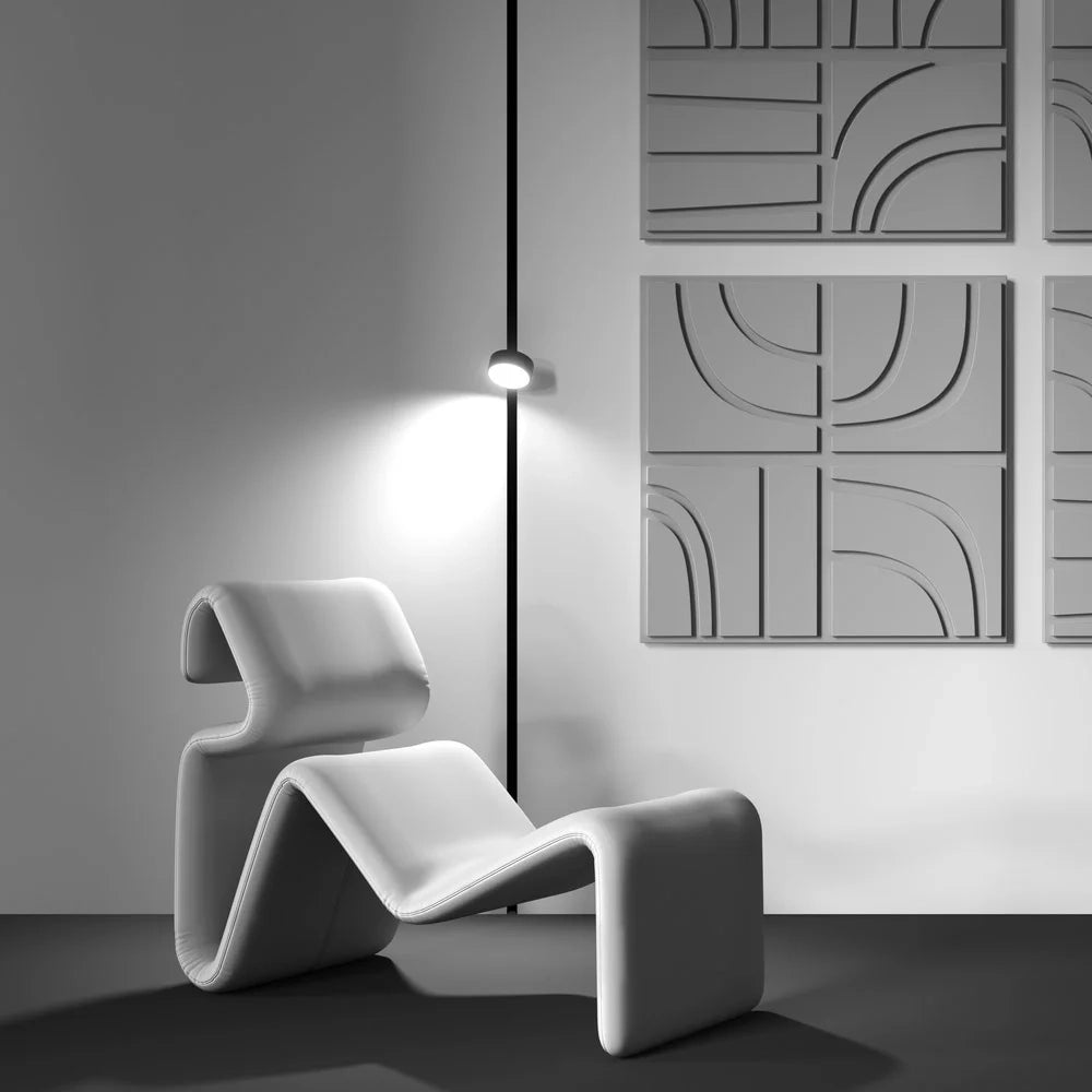 Maytoni Lampada da binario moderna Exility Rado 1 luce LED integrato nero alluminio
