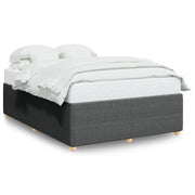Letto matrimoniale | Letto per adulti | Giroletto senza Materasso Grigio Scuro 160x200 cm Tessuto