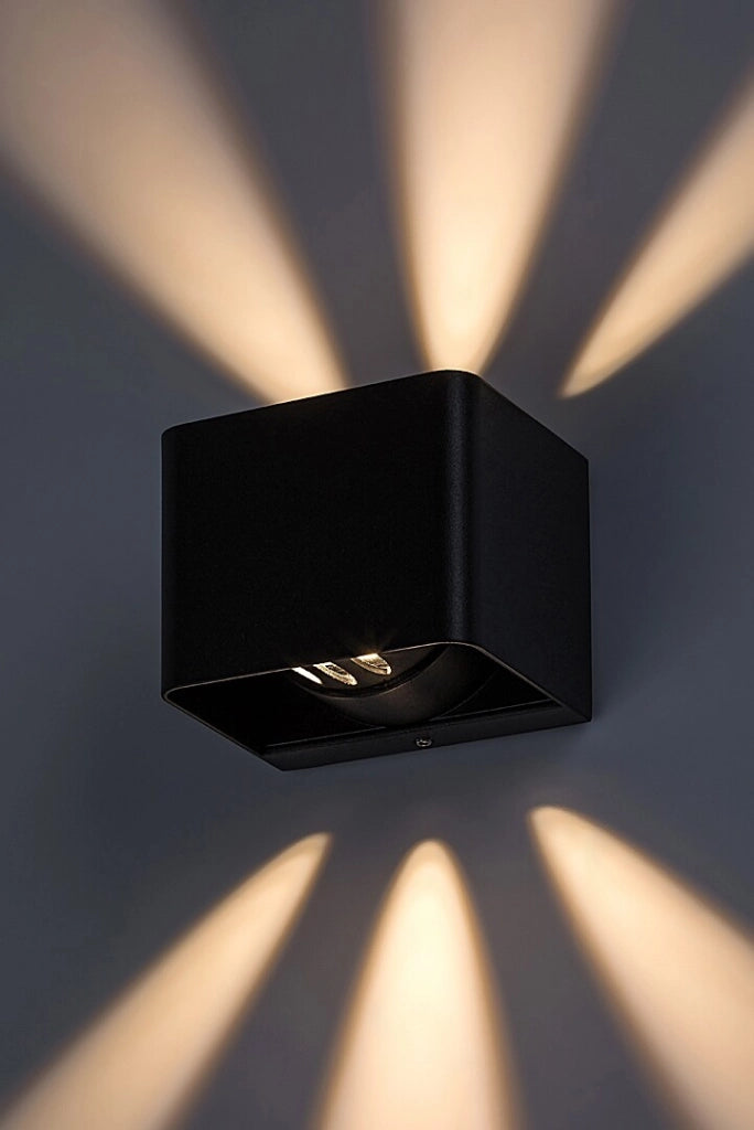 Applique esterno moderno antracite LED 10W IP54 Rabalux Hallstatt