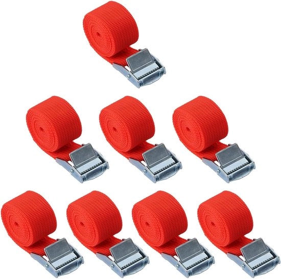 Set di 13 cinturoni di acciaio inossidabile regolabili da 1 m di lunghezza e 25 mm di larghezza con chiusura a clip, ideale per l'installazione di telai di motocicli e altre applicazioni
