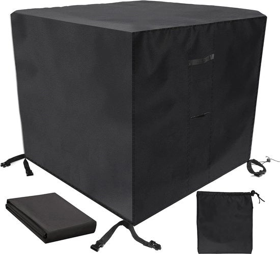 Copertura per tavolo per esterno - impermeabile e resistente al vento - 100 x 100 x 85 cm