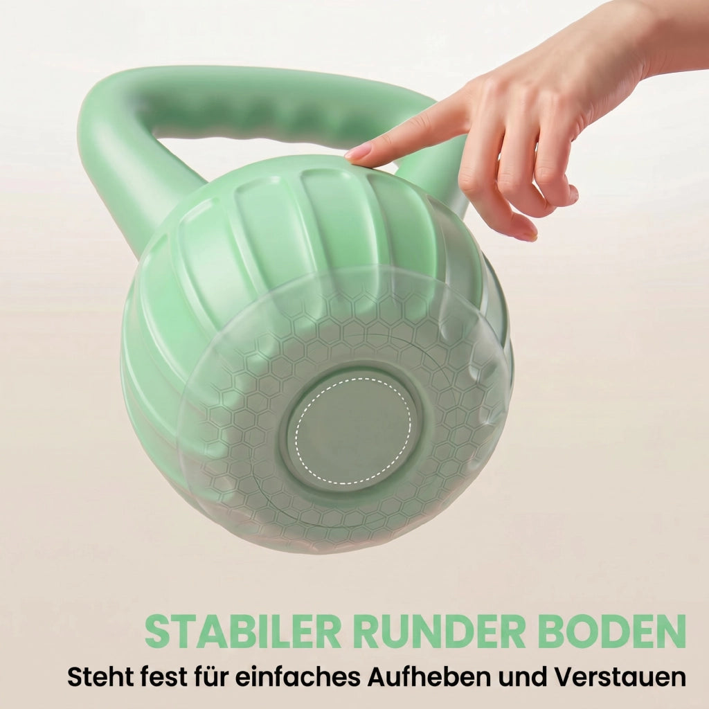 Kettlebell 6 kg ¨C Xylo ¨C Sabbia Verde 17x17x23 cm