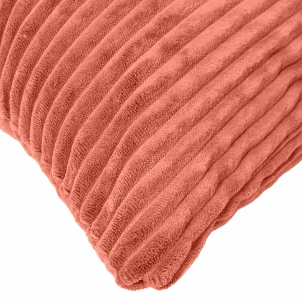 Federa 2 pcs HEERLEN Rosso Arancio 80 x 80 cm corduroy 913589