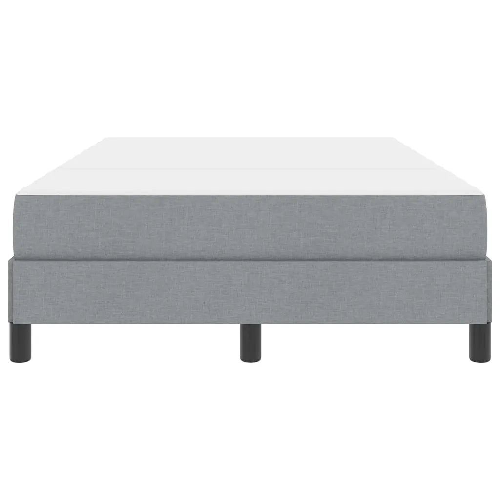 Letto a molle con materasso Grigio chiaro 120 x 200 cm Tessuto 3398479