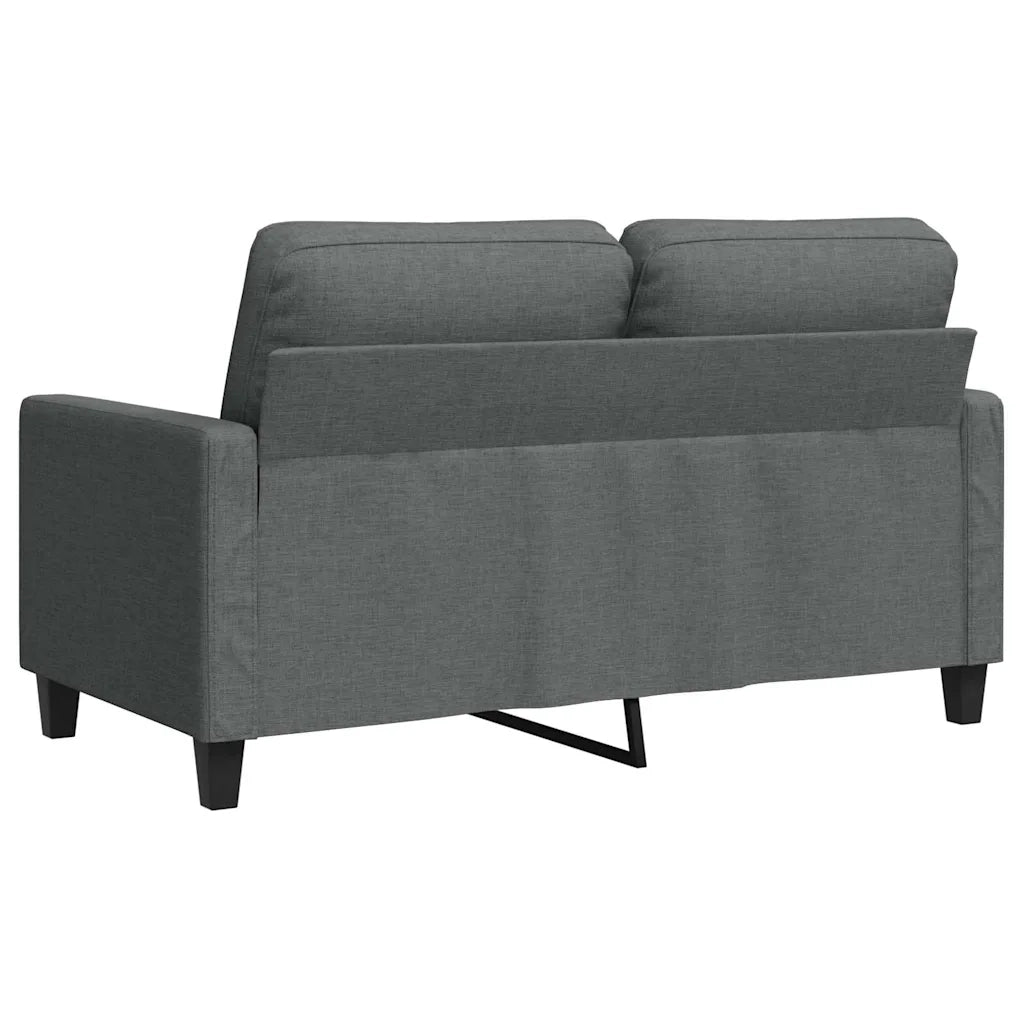 Divano a 2 Posti-Sofa 2 Posti Grigio Scuro 120 cm in Tessuto 445652
