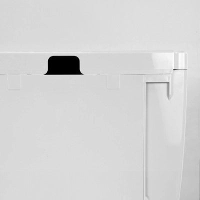 Cassetta scarico wc a zaino universale in ABS bianco con capacità 8 litri
