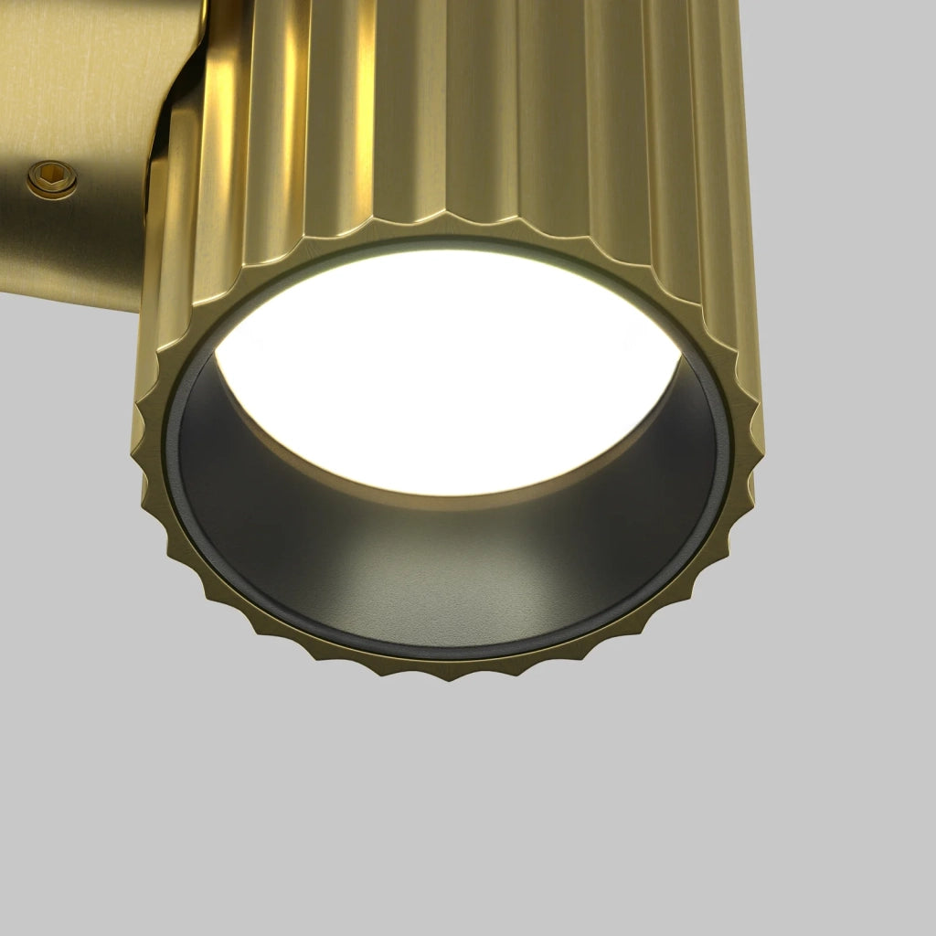 Maytoni Applique design Calipso 1 luce GU10 ottone alluminio