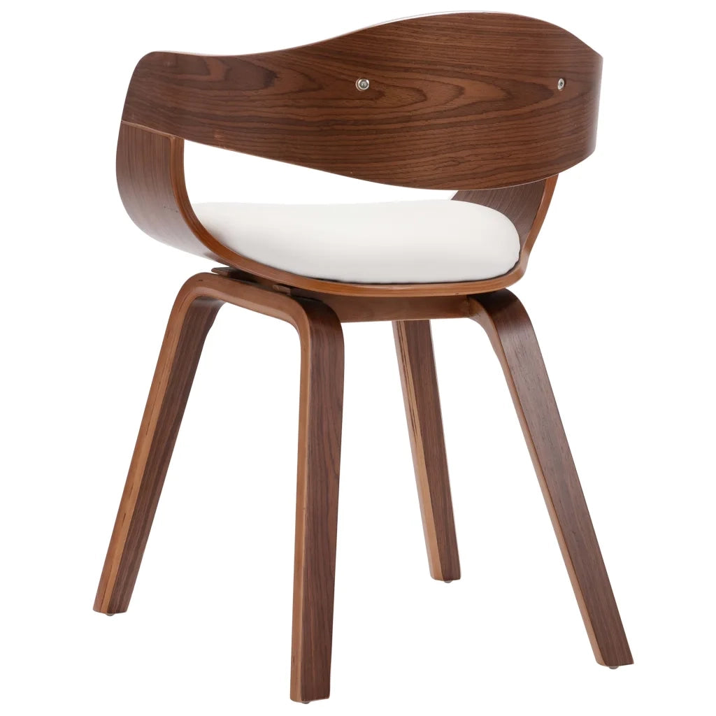 Sedie da Pranzo 4 pz in Legno Piegato e Similpelle 3054814