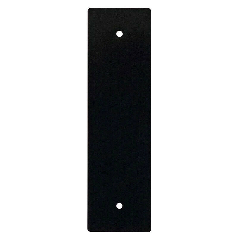PLACCA 185 MM NERO CIECA COPRI FORO AVVOLGITORE MOTORE TAPPARELLA TAPPARELLE