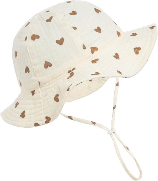Cappello solare per bambine con protezione solare, cappello da pesca e cappello da secchiello
