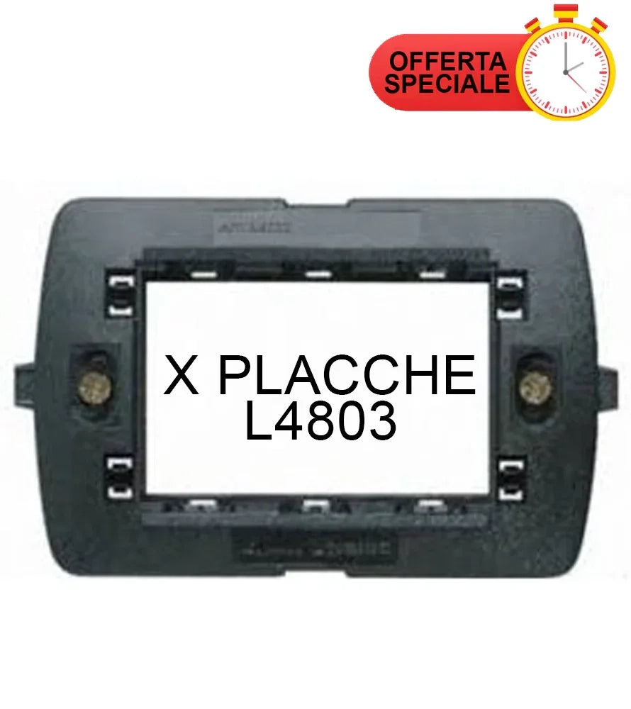 Bticino supporto 3 moduli l4703 per placche L4803 living international