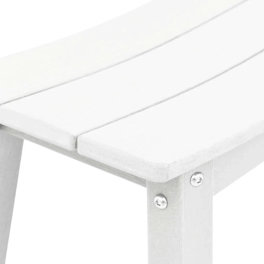 Sgabello da bar 2 pcs Bianco 52 x 43 x 73,5 cm HDPE 42006610