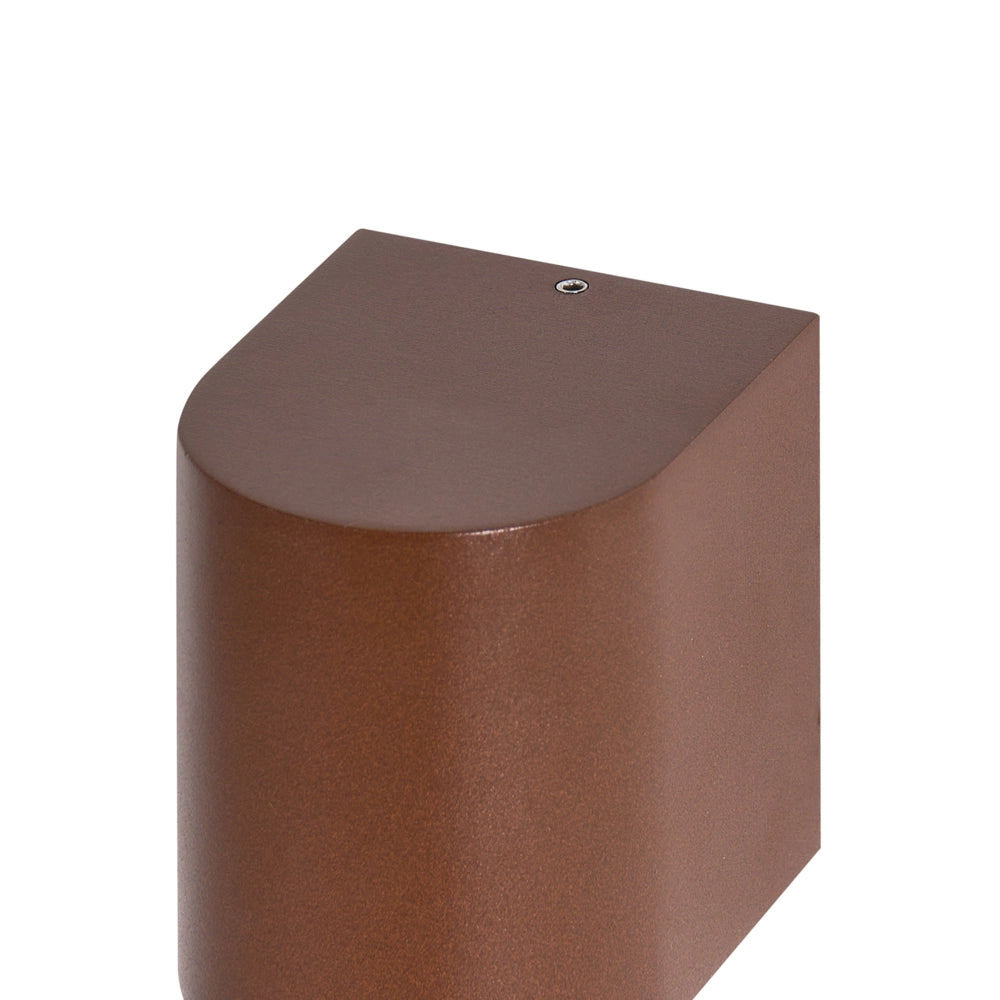 Set di 4 lampade da esterno per pareti esterne, 8 cm, in metallo e alluminio, moderne, merrone