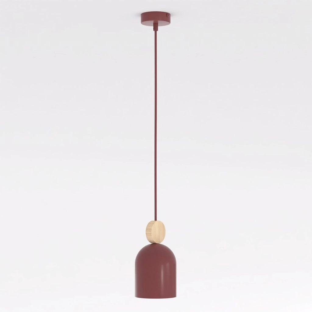 Lampada a sospensione MESI borgogna 1xGU10 Emibig