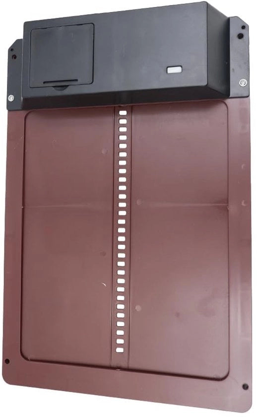 Porta automatica per polli - Apertura automatica con sensore di luce - Impermeabile - Sicurezza - Facile da usare - Dimensioni 35,5 x 24,5 cm - Porta per polli