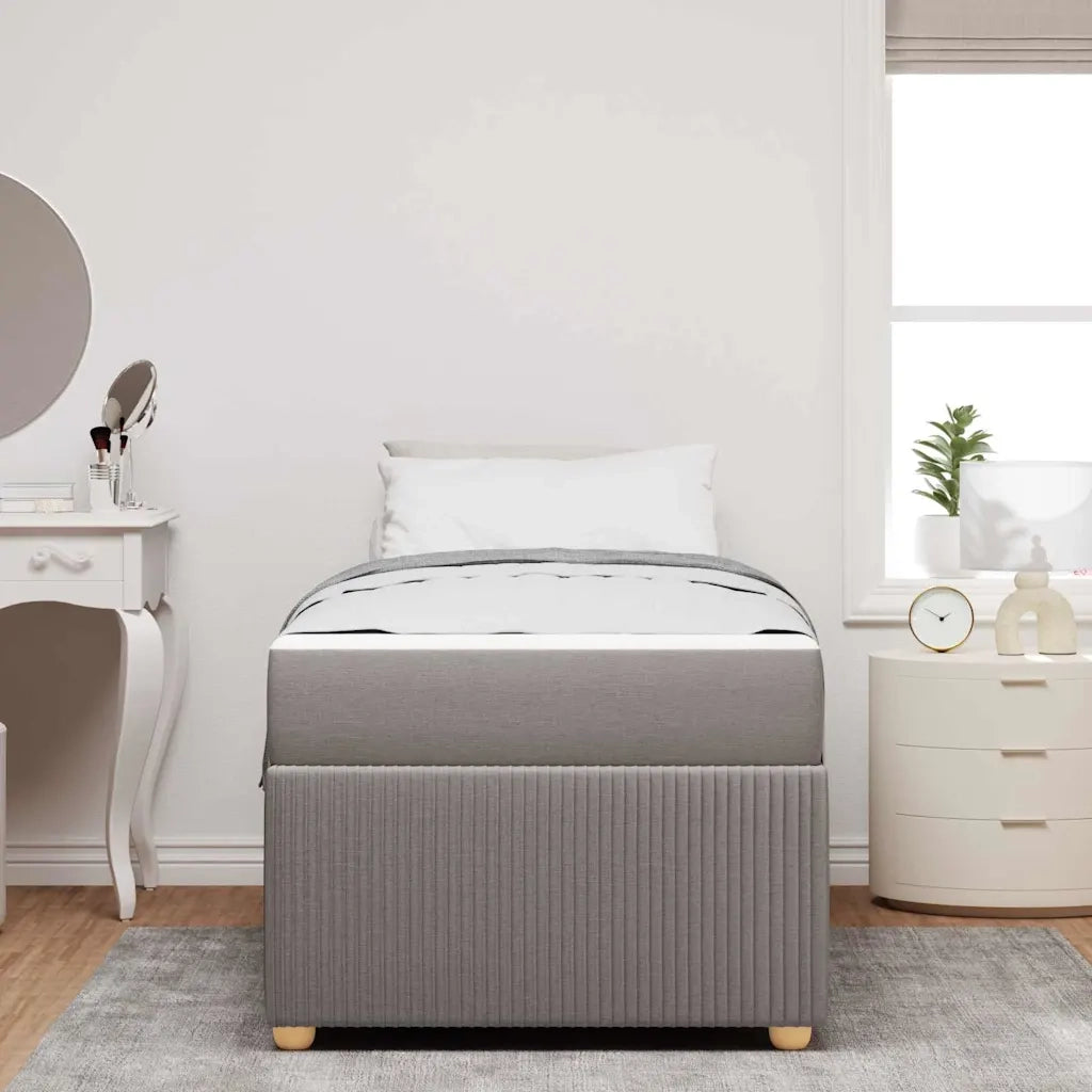 Letto singolo | Letto per adulti | Struttura del letto con materasso Talpa 100 x 200 cm Tessuto