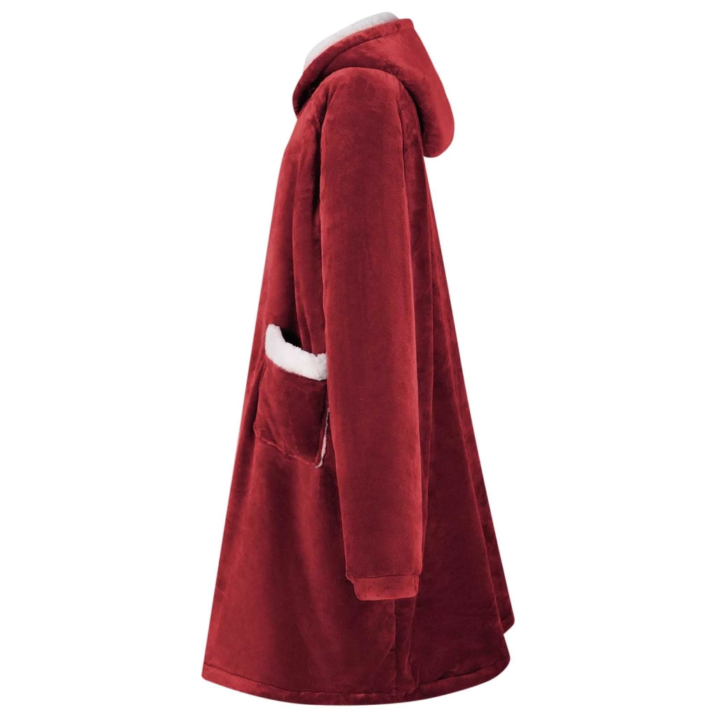 Felpa coperta Rosso Bordeaux M Pile e Flanella CFW5880923