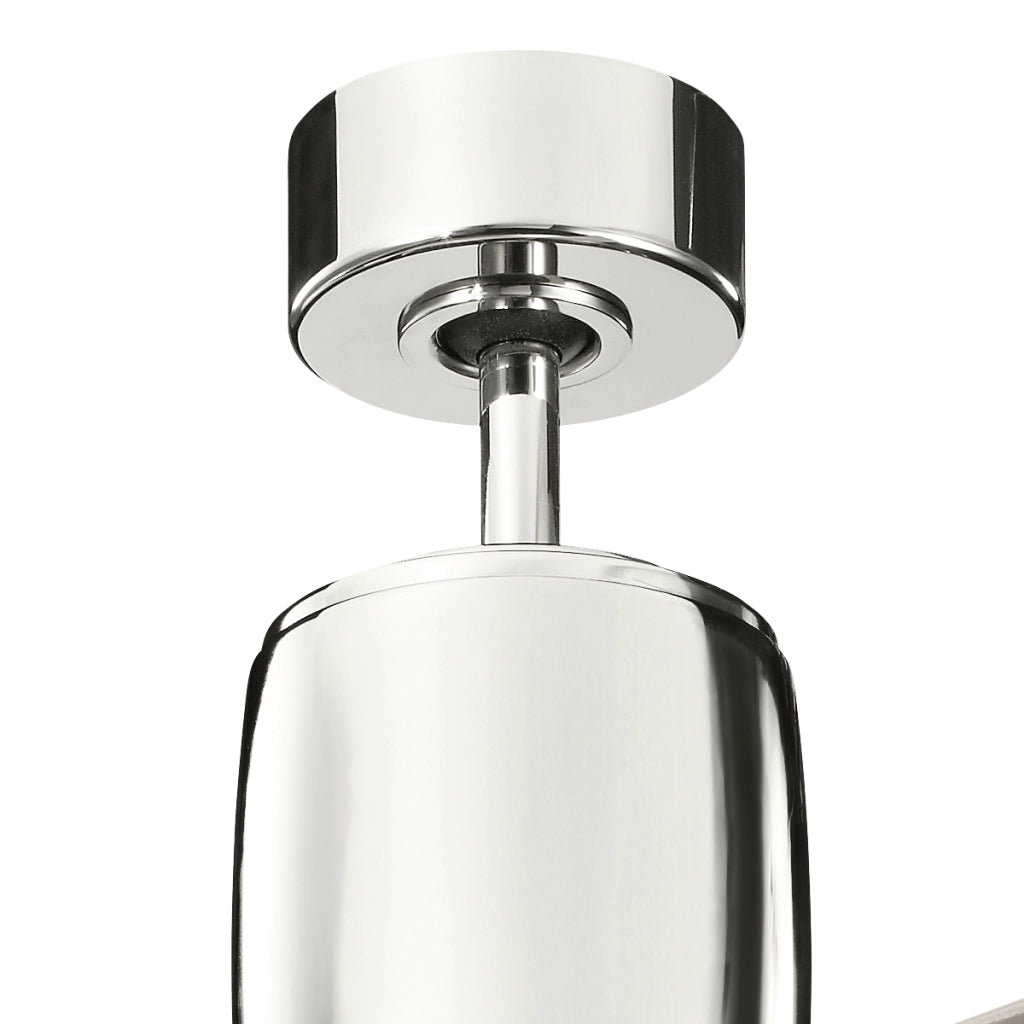 Kichler Ferron ventilatore soffitto 152cm nichel, telecom.