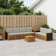Set divani 8 pz Legno di Acacia Massello 3384102