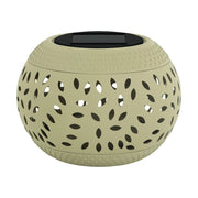 Lampada solare da giardino sfera beige 3000K IP44 Struhm Herbi