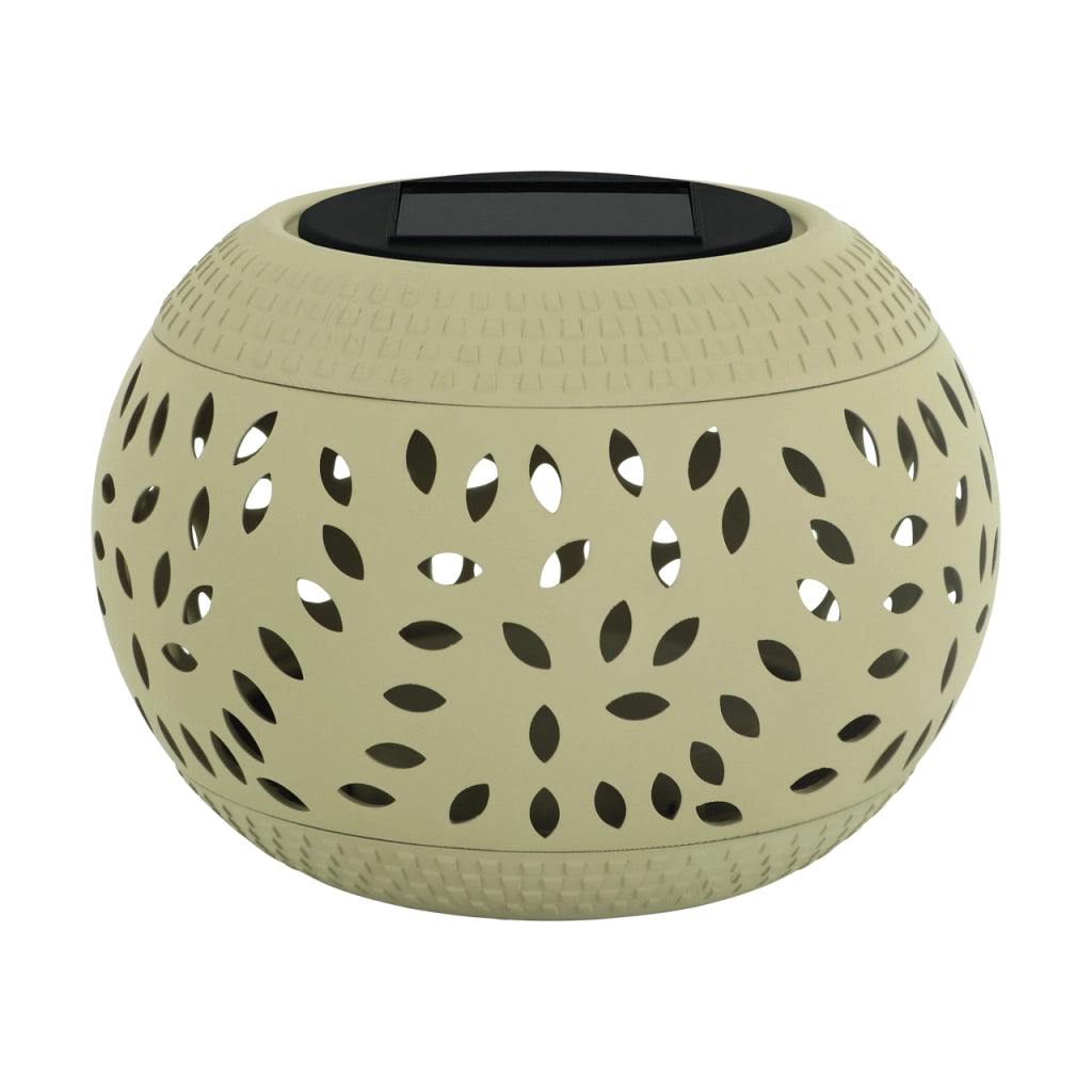 Lampada solare da giardino sfera beige 3000K IP44 Struhm Herbi