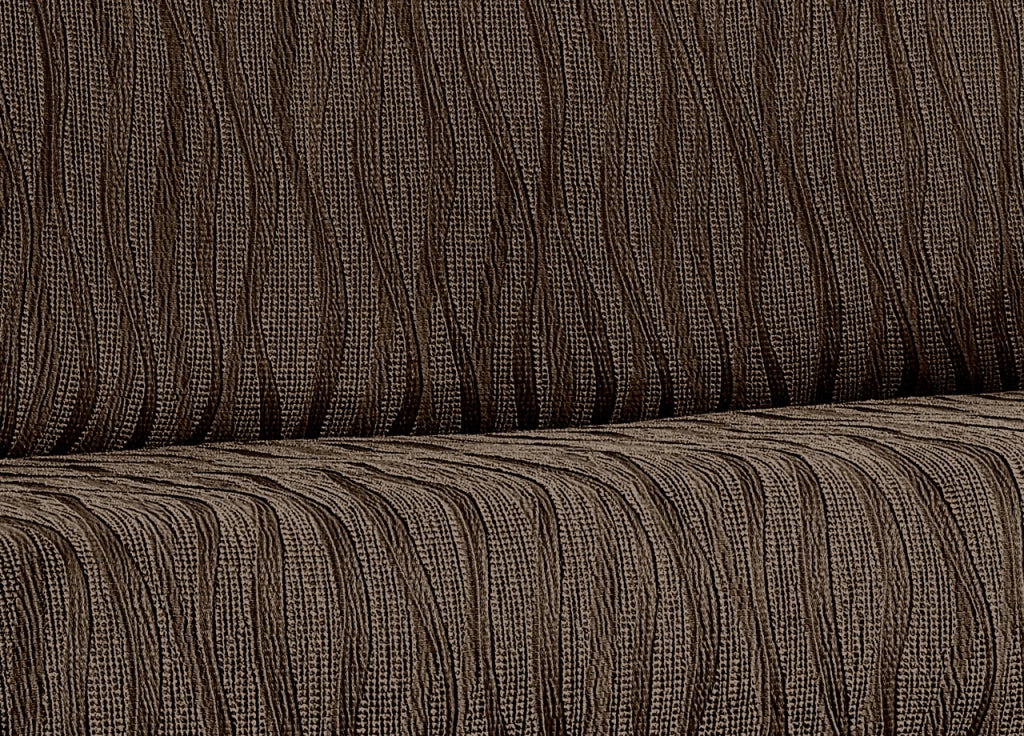 Copridivano Sofà Poltrona Elasticizzato Protezione Macchie Modello Wonderful - 4 Posti - Marrone