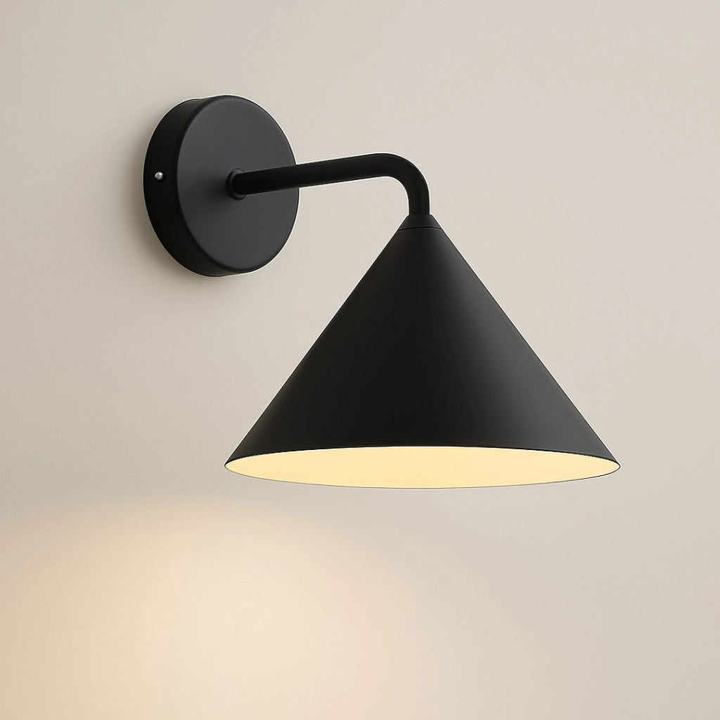 Applique moderna nera cono 1xGX53 10W Capital Milagro