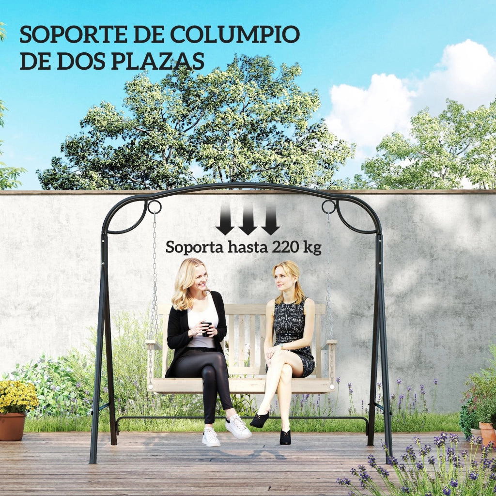 Struttura per altalena da giardino ¨C Xylo ¨C metallo finitura bronzo 172x126x170 cm