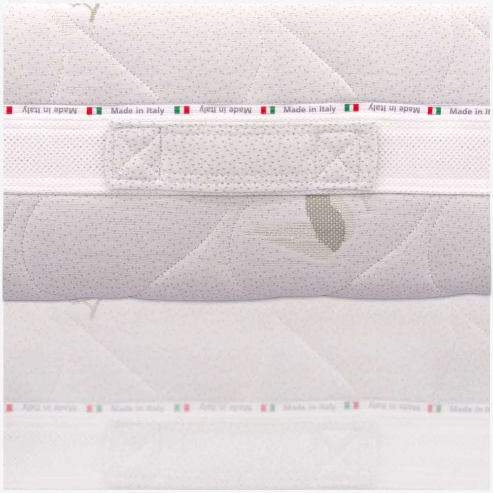 Materasso Memory Una Piazza e Mezza 120x190, Alto 25 cm - Sfoderabile, Rivestimento Aloe Vera, Traspirante | Evolution