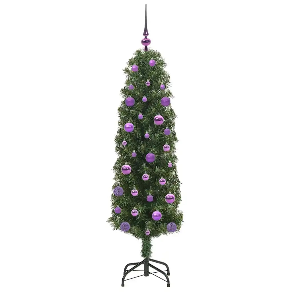 Albero di Natale artificiale con 150 LED Verde 150 cm 3394936