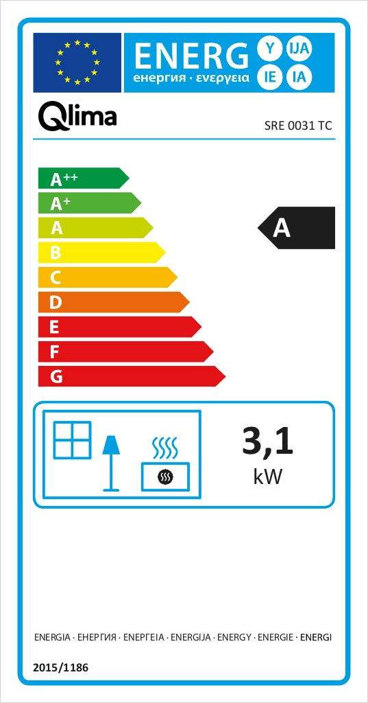 STUFA A COMBUSTIBILE QLIMA SRE 0031 TC- 1,0 pz
