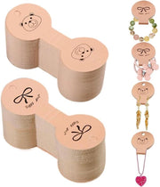 Display per 200 pezzi - Supporto per bracciale - Standard per catenelle - Display per carte - Catenelle singole - Fiorellini - Supporto per gioielli