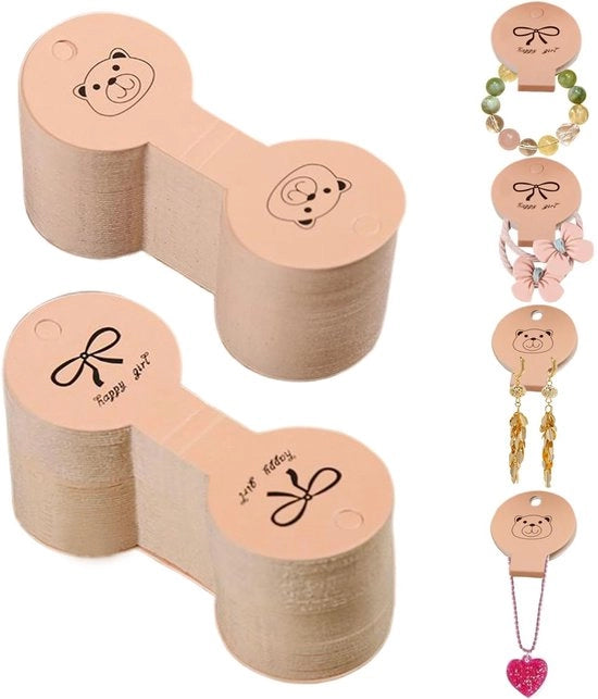 Display per 200 pezzi - Supporto per bracciale - Standard per catenelle - Display per carte - Catenelle singole - Fiorellini - Supporto per gioielli