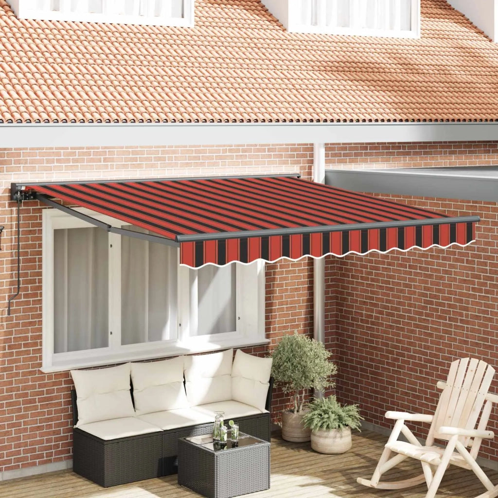 Struttura della tenda Arancione e Nero 300 x 250 cm 3329953