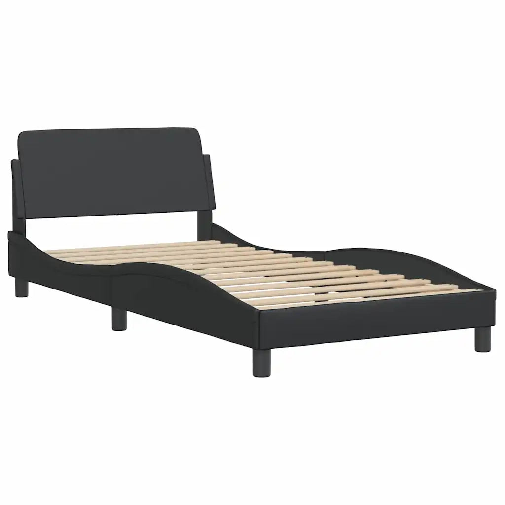 Giroletto Dover Nero 100x203 cm in Similpelle 373276