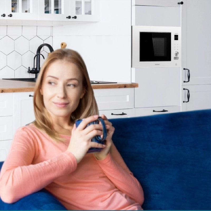 CECOTEC 01384 - Microonde a incasso GrandHeat 2090 Built-In Touch White