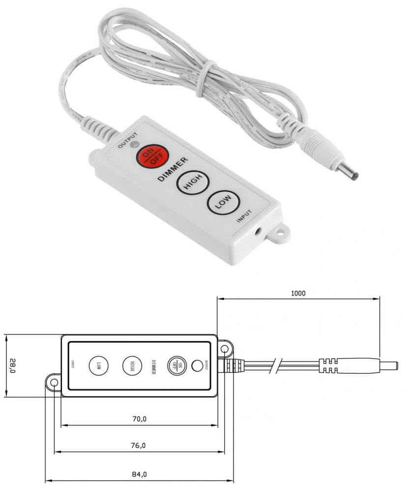 DIMMER PER SISTEMA SOTTOPENSILE GALWAY 24V DC - IP20