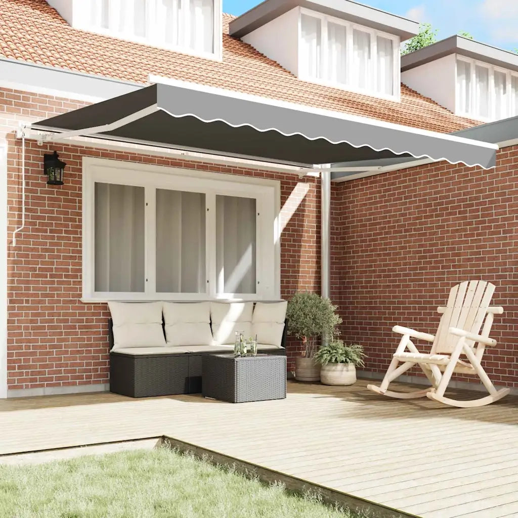 Struttura della tenda Bianco 350 x 250 cm Alluminio