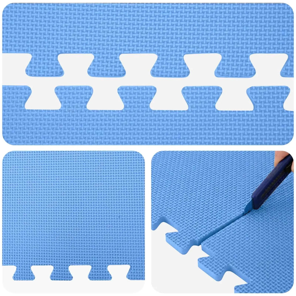 Tappeti 50 pcs Blu 18 m² Schiuma EVA 42040730