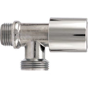 RUBINETTO A VITE X LAVATRICE 226 ITAP - OTTONE CROMATO 1/2MX3/4M- 3 pezzi